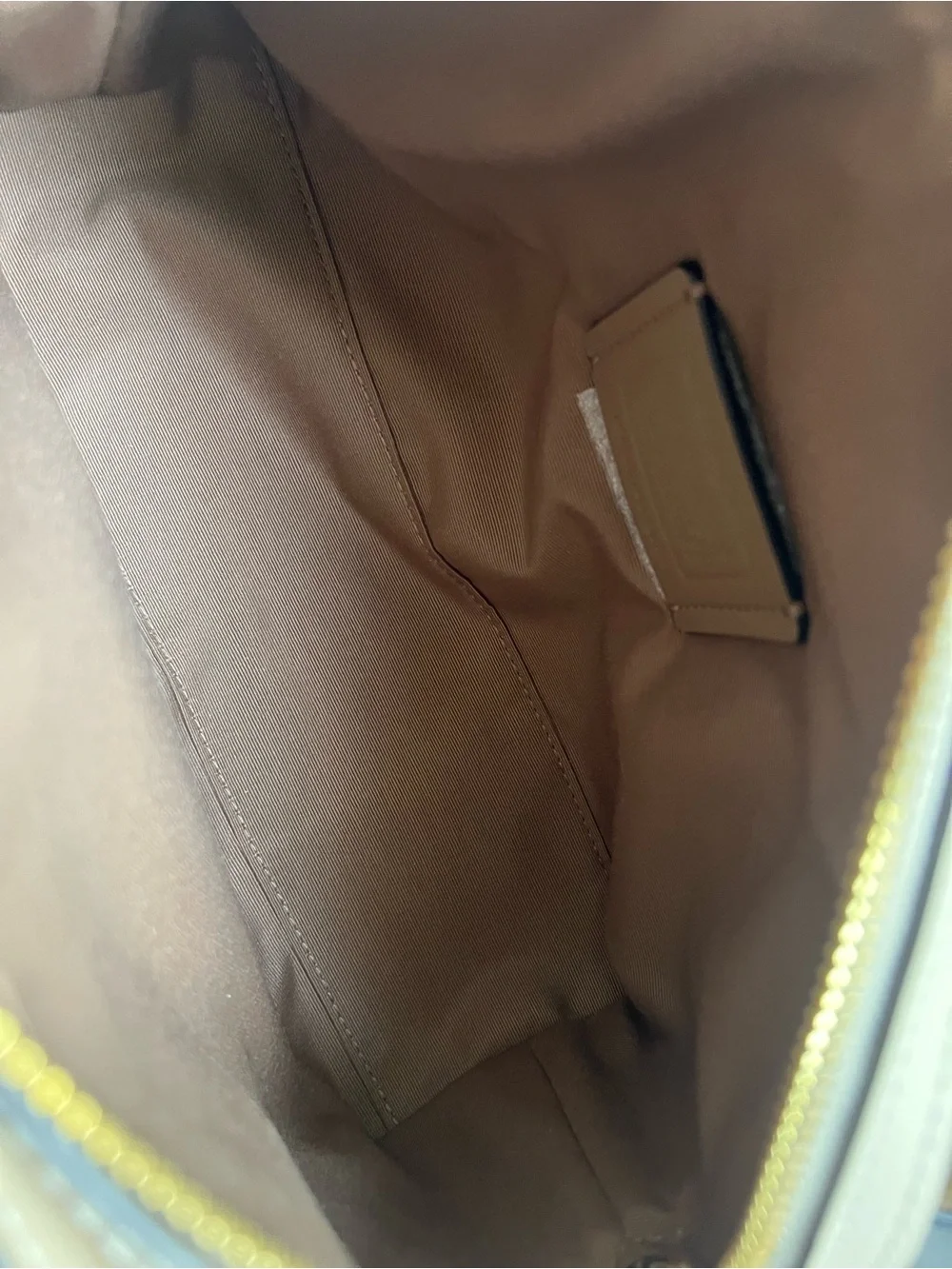 Coach Mini Darcie Carryall In Blocked Signature Canvas With Wallet